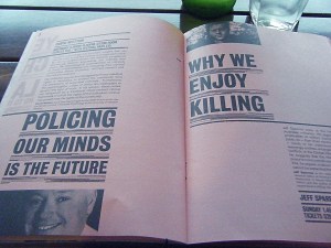 A shot of the program.